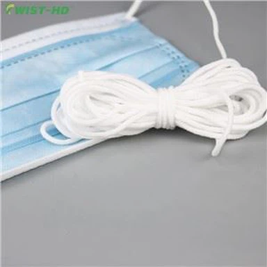 3 mm Corda circular d'orella blanca d'un sol ús