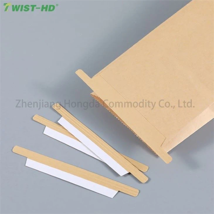 Craft Paper Bread Bags Double-sided Adhesive Seals