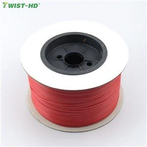 Accepteu la personalització de llaços giratoris de plàstic blanc vermell sense nucli interior